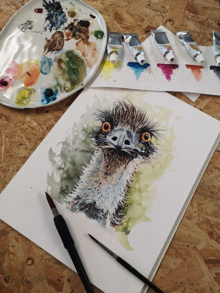 Sprout the Emu