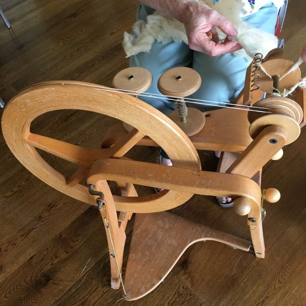 A Frank Herring Spinning Wheel