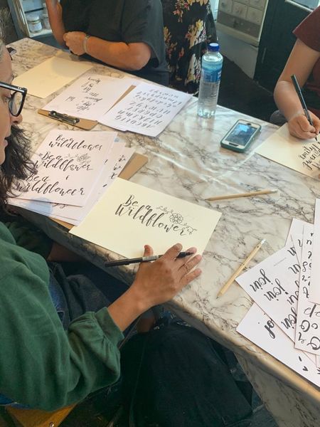 Jen Roffe Brush Calligraphy Workshop