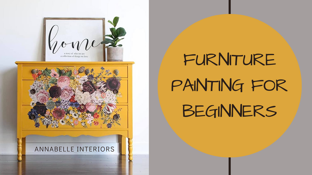 Furniture Painting for Beginners. So many skills, so much fun!