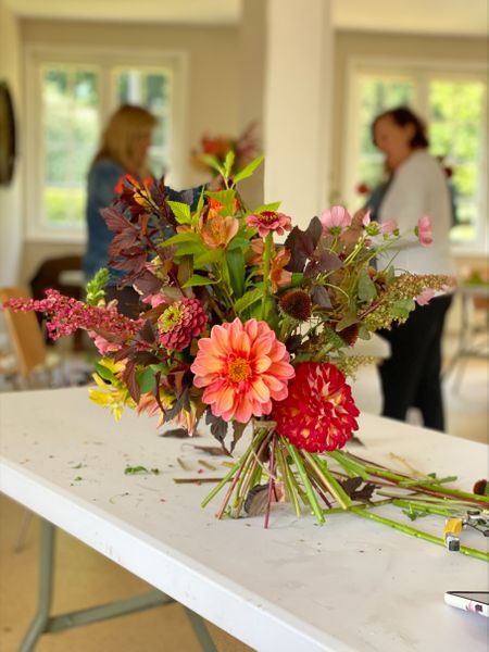 Finished hand tied bouquet