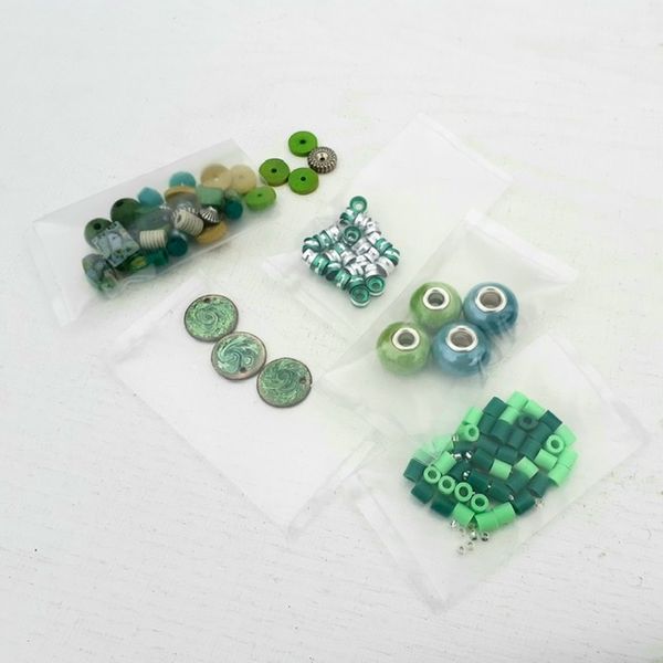Green Kit- Main Bead Selection in Detail