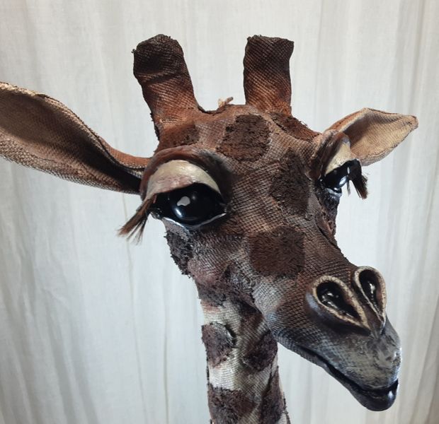 Gilly Giraffe head detail
