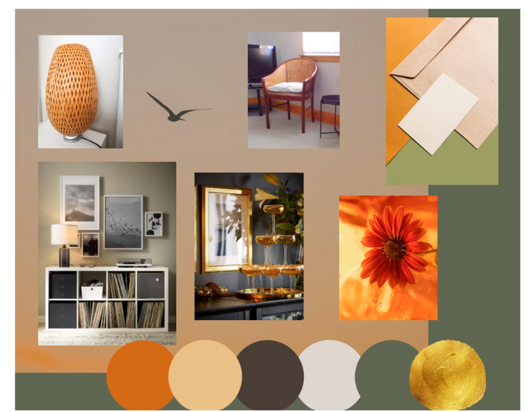 Creating mood boards is an important part of the design process
