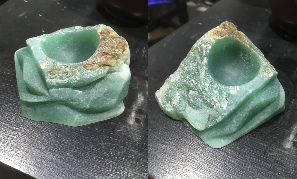 Aventurine jewellery dish