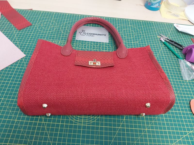 This bag was done in one of our many workshops 