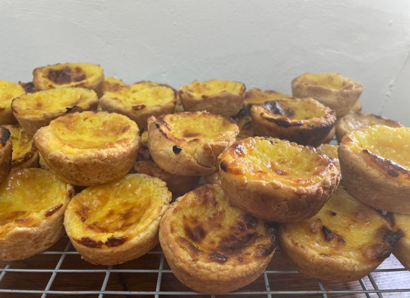 legendary fresh Portuguese custard tarts from the Oast Bakery 