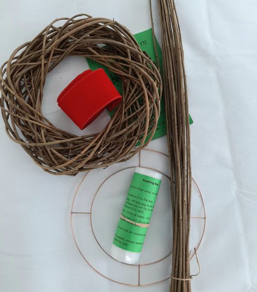 willow craft kit - wreath