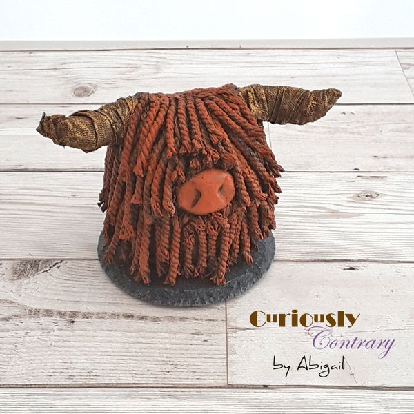 Highland Cow by Curiously Contrary