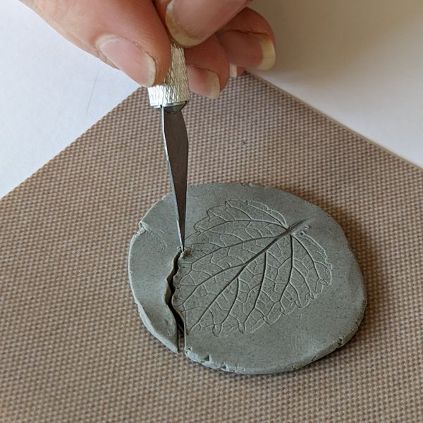 making silver replica leaf jewellery