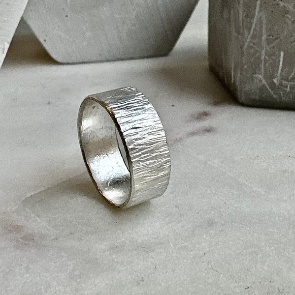 Silver Wide Band ring