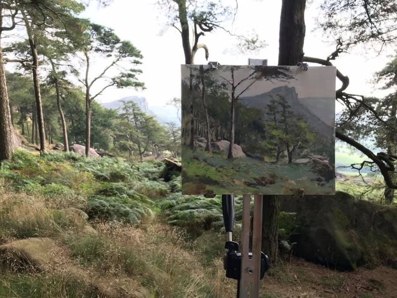 Plein air painting with David Barber