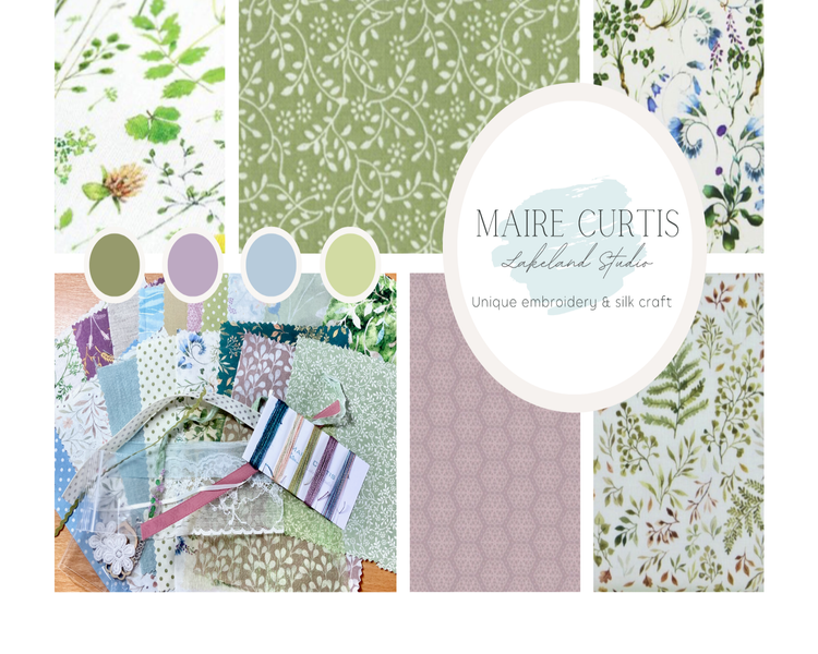 Irish Glens Slow stitch collection from Maire Curtis Lakeland Studio