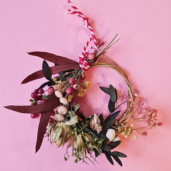 Mini Wreath Making Crafternoon @ Debbie Bryan