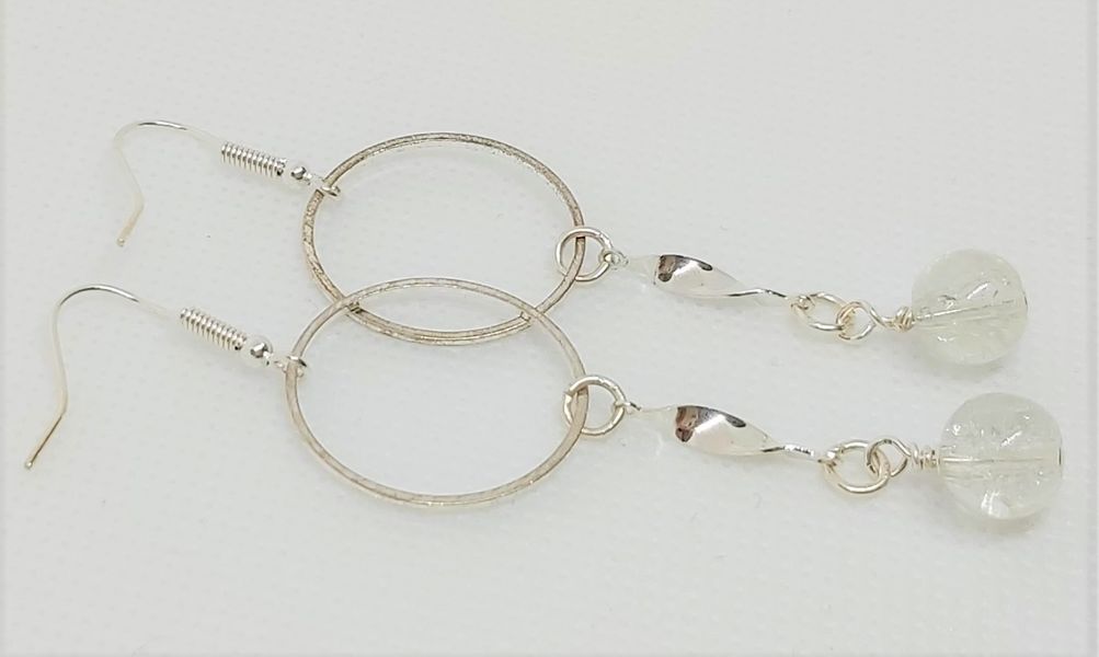 ♥ Crackle Quartz Earrings Kit create these gorgeous earrings in minutes with step by step instructions ♥