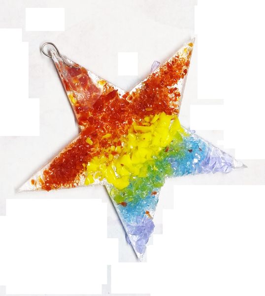fused rainbow star
