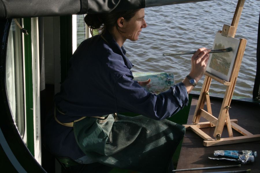 Painting in the bow
