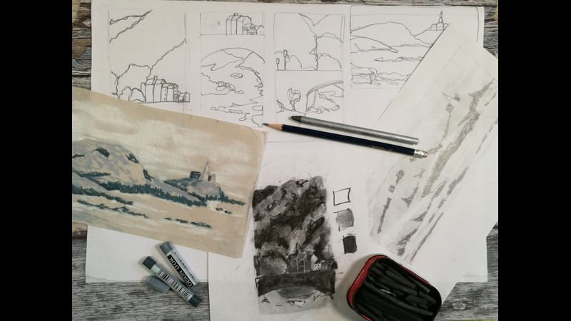 Exploration through sketching course demonstrations