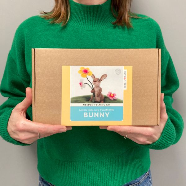 Bergin & Bath Needle Felted Bunny Kit - box image