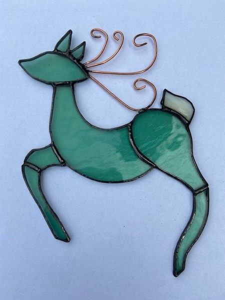 Stained Glass reindeer