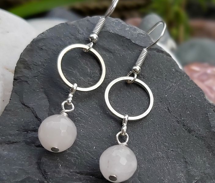 ♥ KIT TO CREATE YOUR UNIQUE ROSE QUARTZ EARRINGS FROM A BCT KIT ♥