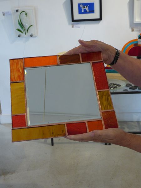 Your choice of colours for an individual mirror at the end of the day!