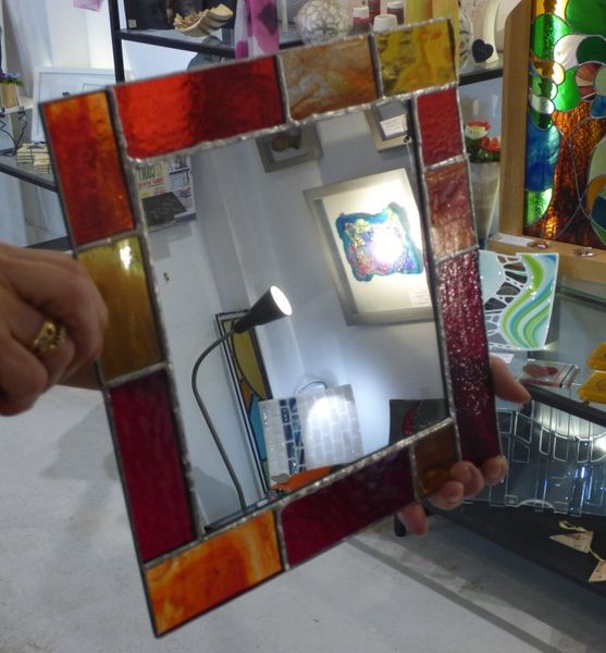 Make a funky stained glass mirror in one day on this course