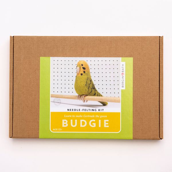 Needle Felted Budgie Kit - Bergin & Bath