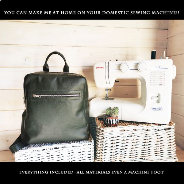 The Neville Backpack kit - achievable on a domestic sewing machine