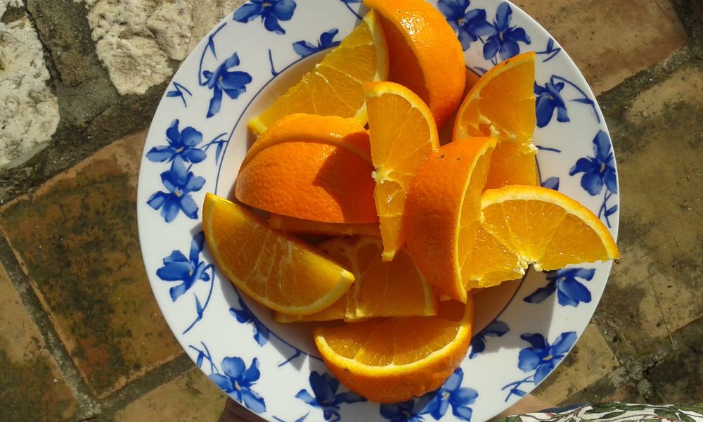 Nothing like home grown citrus fruit!