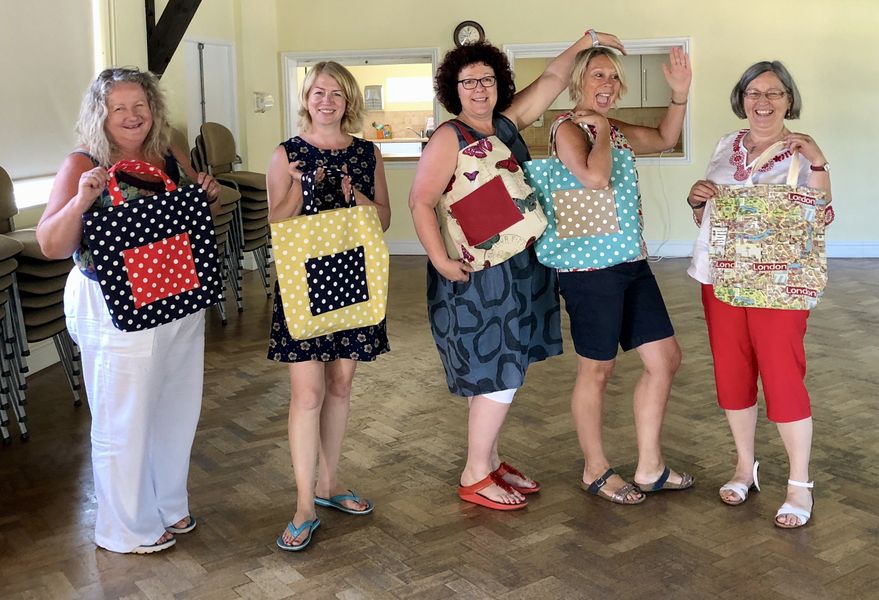 Complete beginners group at Birlingham