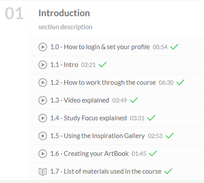 Basics first section is free! Learn exactly how it all works and how to approach your online course.
