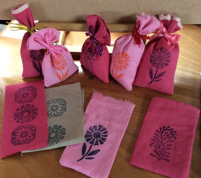 Test pieces can be made into lavender bags.