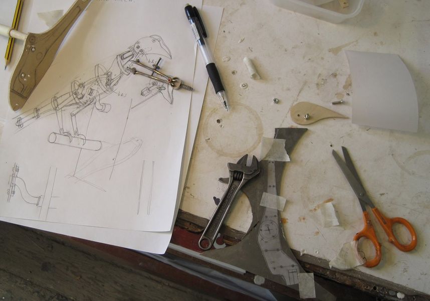 I will take you process of making Automata making  through a series of sketch models