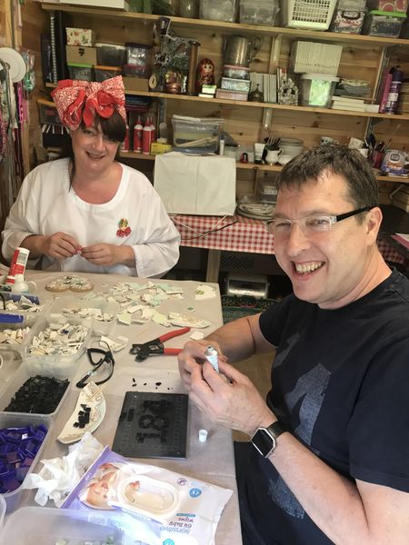 Husband and wife craft workshops