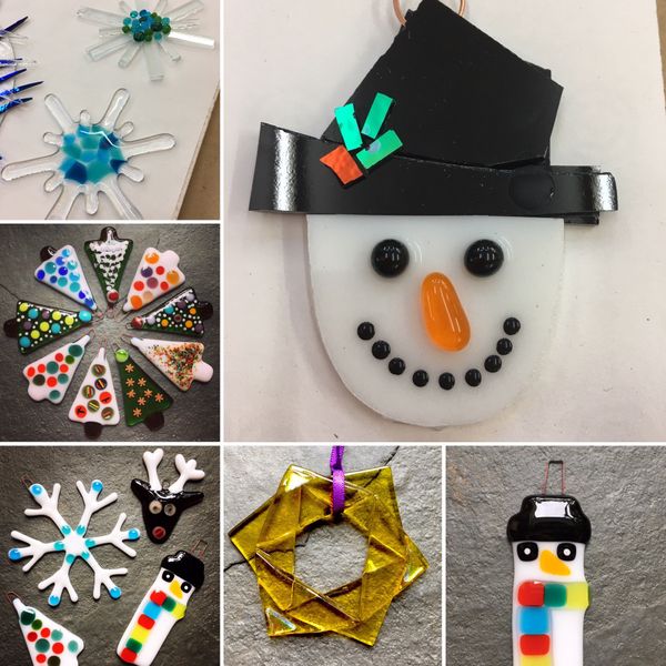 Lots of different festive ideas to try you hand at! What will you make at Rainbow Glass Studios?