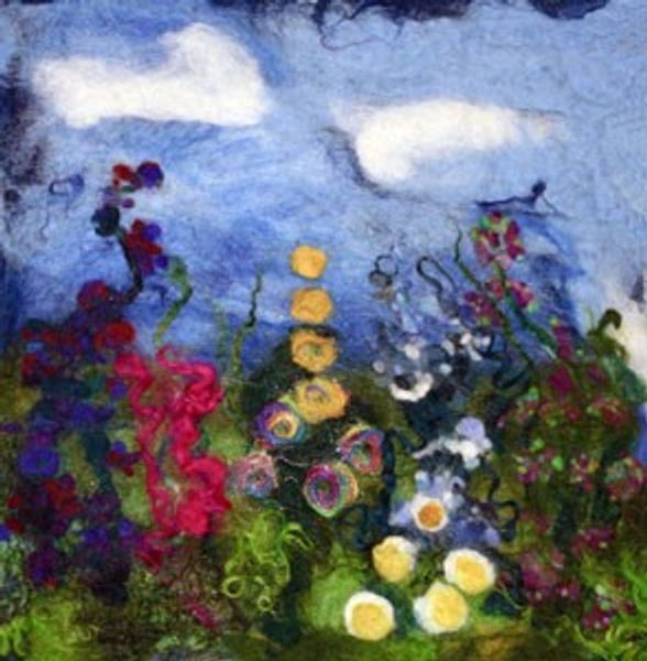 Felted Picture Flower Garden- Student