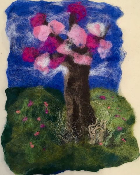 Student Felted picture