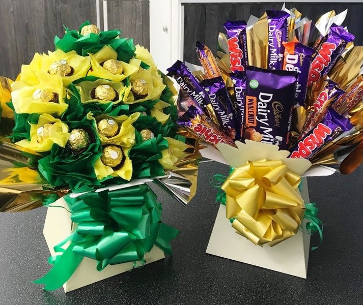 Easy step by step guide to making a Chocolate Bouquet