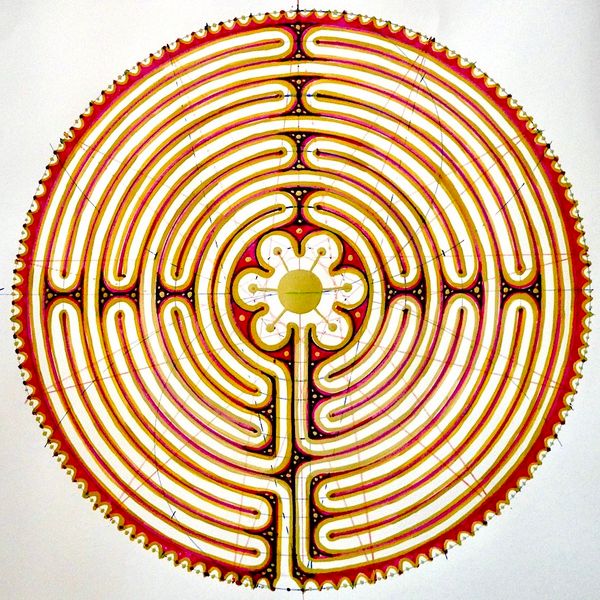 Drawing the Chartres Labyrinth at SAOG Studios