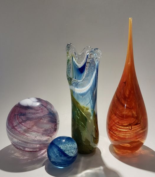 Glass creations by first time student