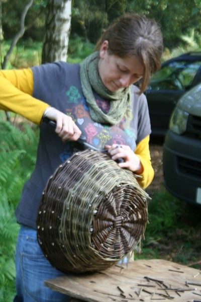 Greenwood Days in the Midlands runs fantastic courses with the basket making course very popular