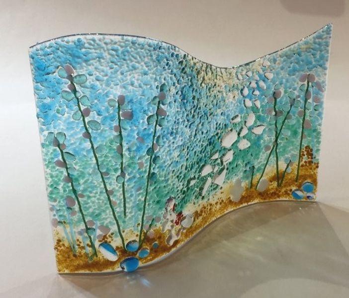Slumped and Fused Glass by A Vitreus Art Student