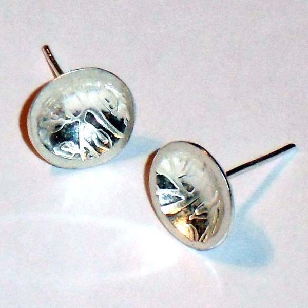 Silver Stud Earrings - a  beginners project
