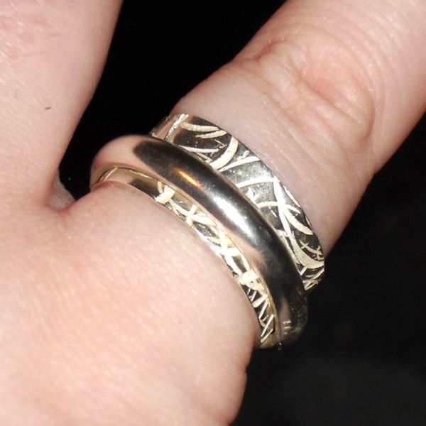 Silver spinner ring - a beginners project