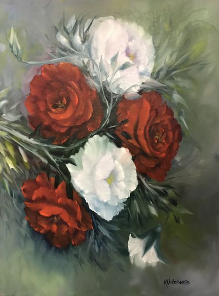 Red & White Roses