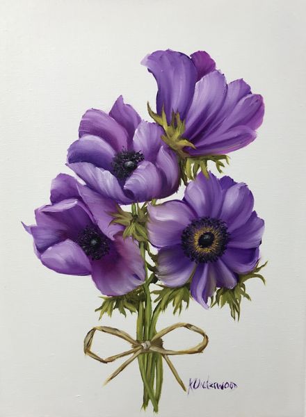 Purple Anemones