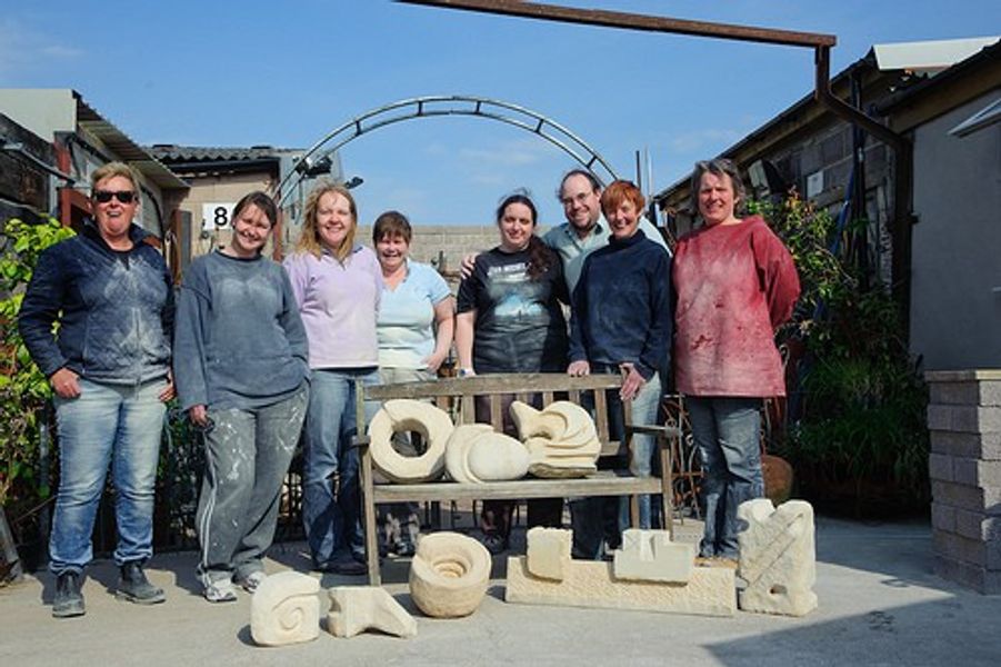 Abstract sculpture course after 3 days