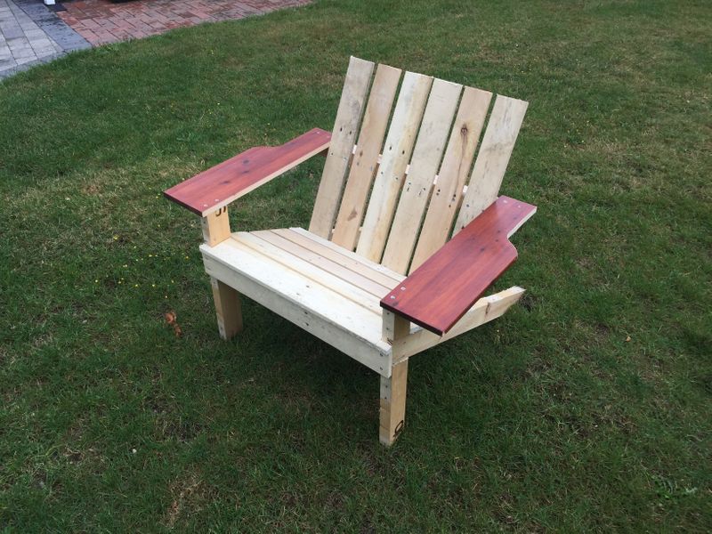 Completed deckchair