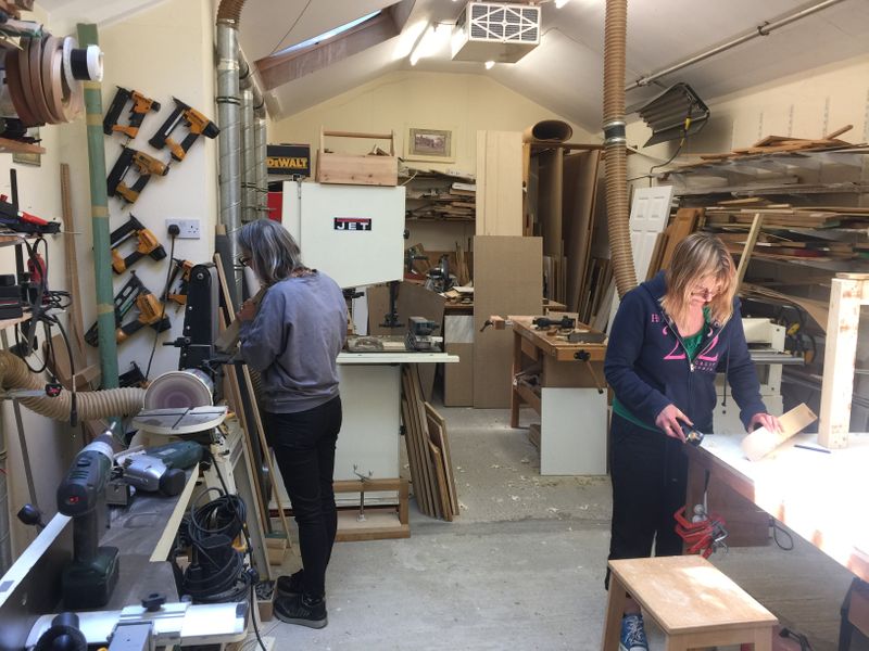 woodwork course, furniture making, make an indoor chair, west Byfleet, surrey, dining style chair